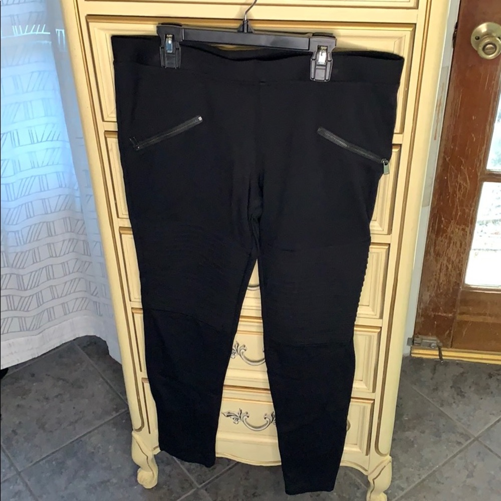 Black Moto leggings